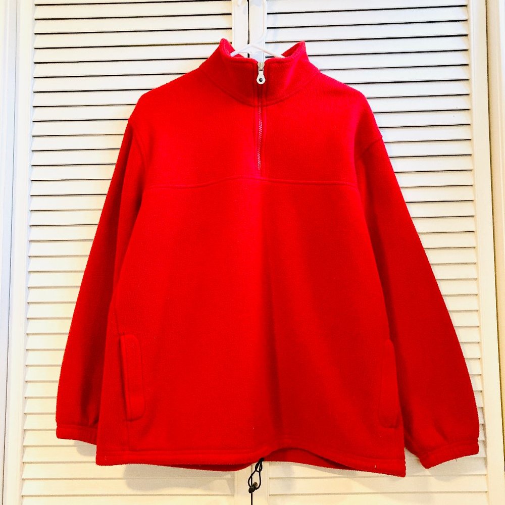 Textured Quarter Zip Pullover - image 1